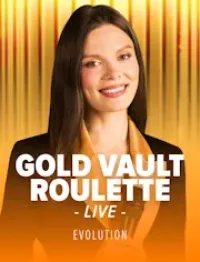 gold vault roulette slot logo