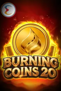 burning coins 20 game logo